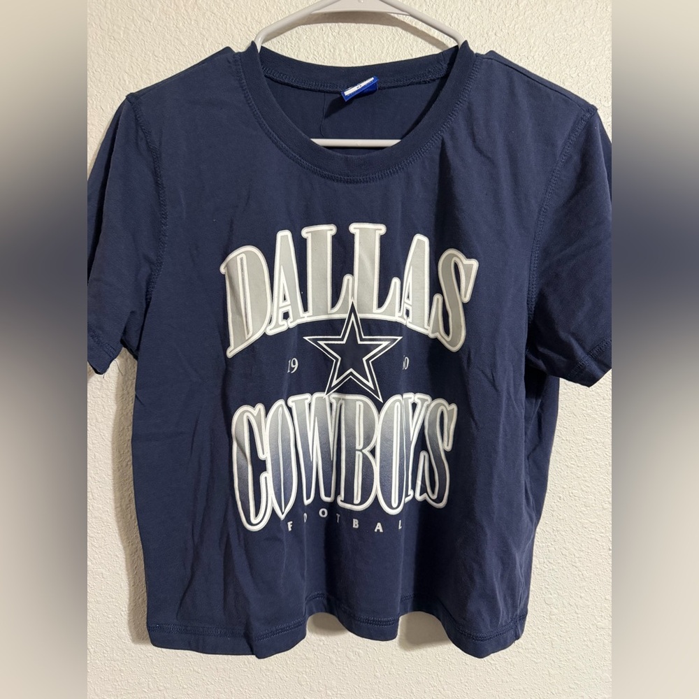 Dallas cowboys crop tee